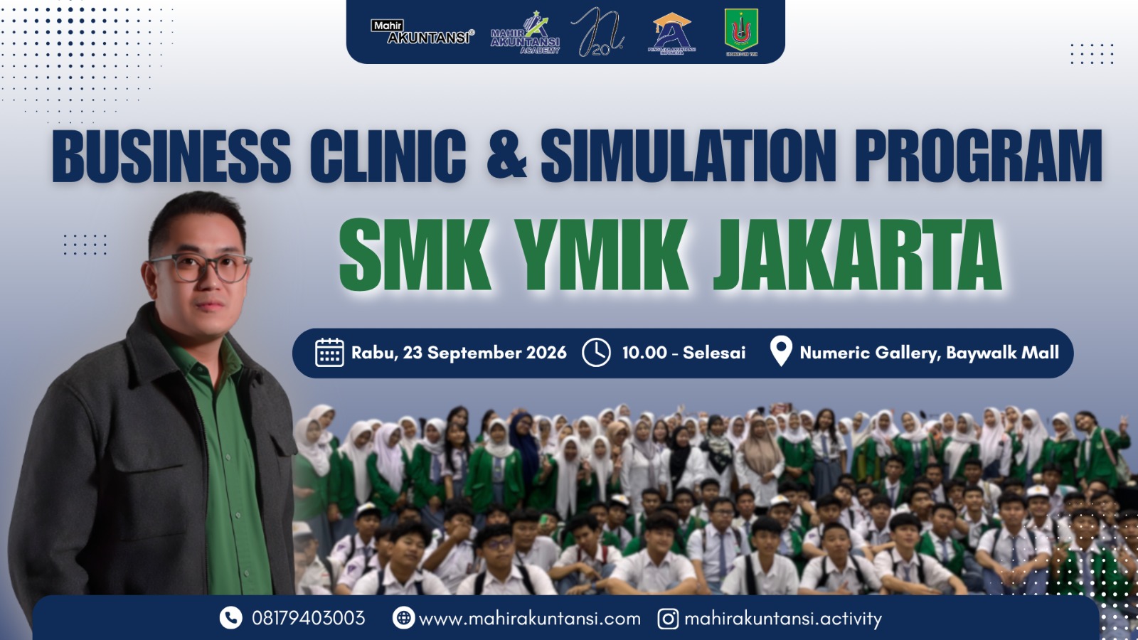 Literasi Keuangan "Business Clinic and Sumulation Program" yang Diselenggarakan oleh Mahir Akuntansi