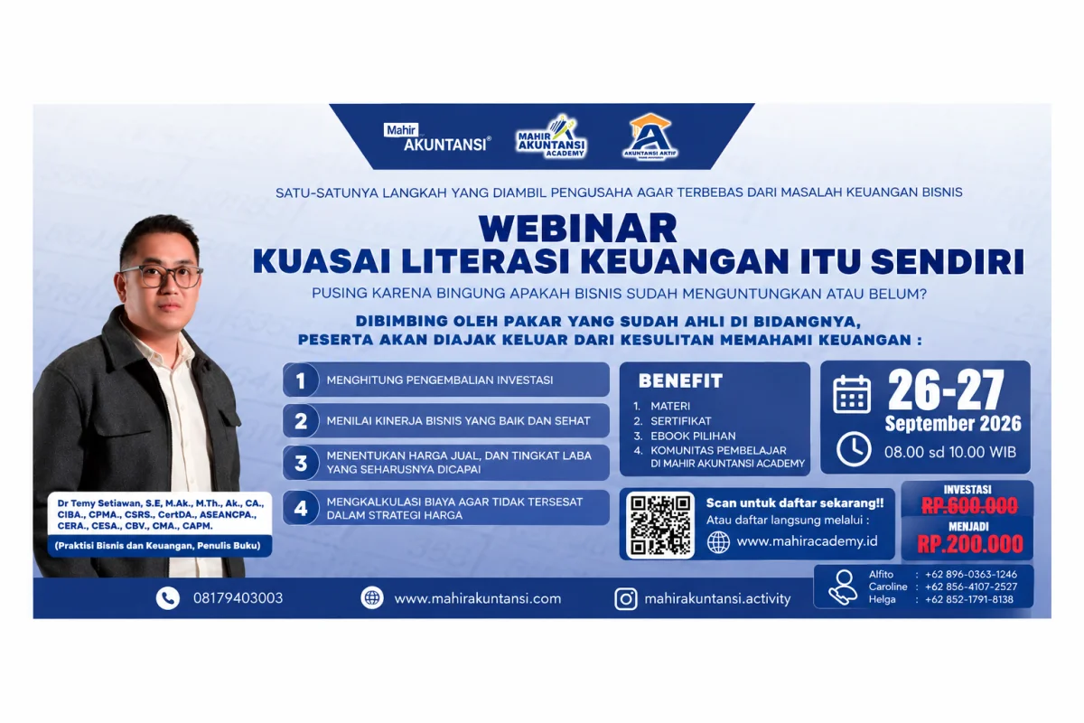 Webinar Kuasai Literasi Keuangan Itu Sendiri